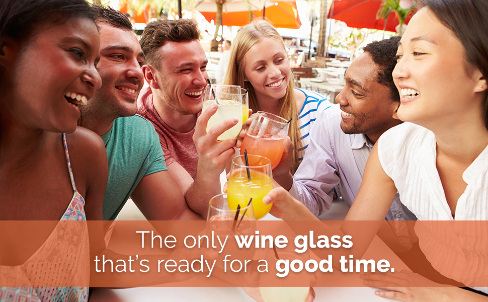 shatterproof wine glass stemless