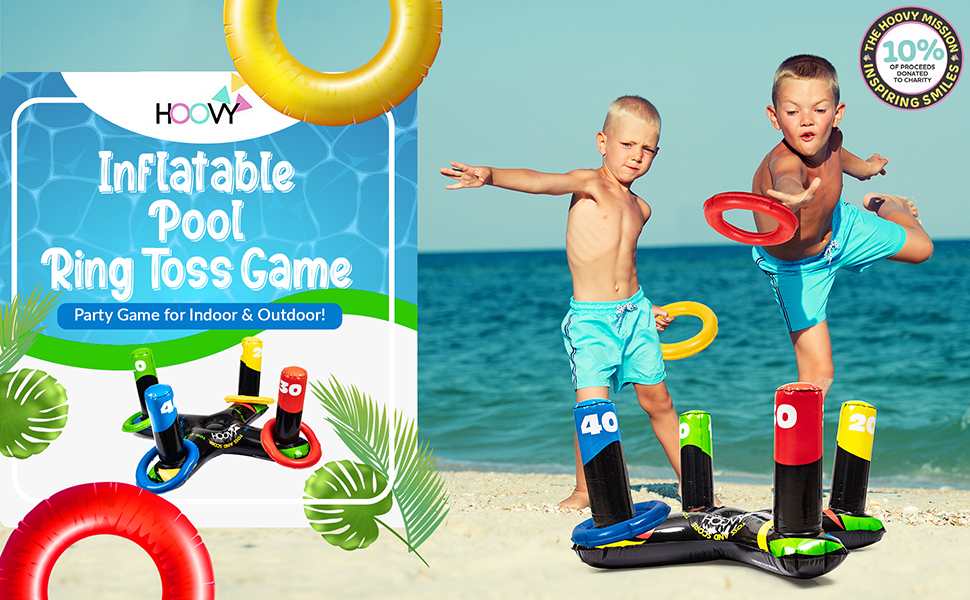 Inflatable Pool Ring Toss Game Inflatable Swimming Pool