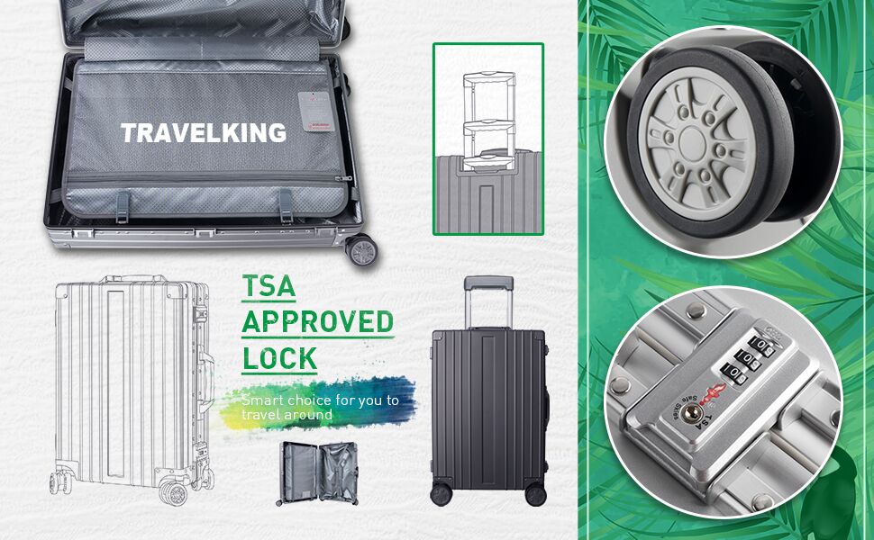 aluminum luggage