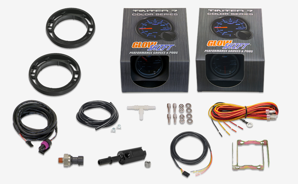 GlowShift Gauge Package Compatible with Ford Mustang 2015