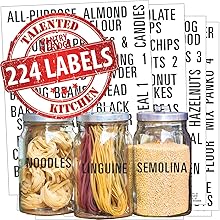 All Caps Pantry & Fridge Label Set