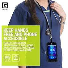 Gear Beast Smartphone Cell Phone Lanyard Tether Strap