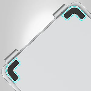 Anti-slip bottom rubber cushions