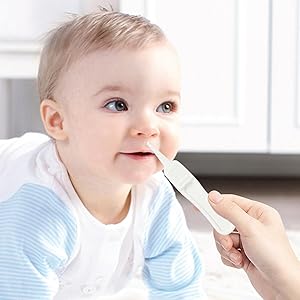 Pinzette Per Pulizia Naso Bambini - Strumento Sicuro Per Rimuovere Mucosità - Design Arrotondato