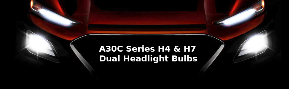 Dual headlight bulbs