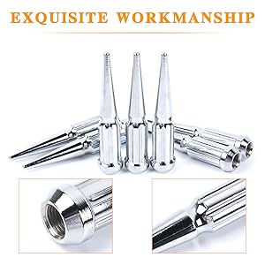 M14X1.5 SPIKE LUG NUTS