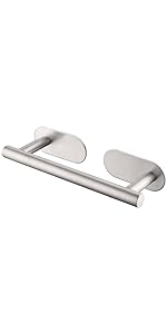 KES Toalleros Acero Cepillado Barra Baño Adhesiva Redondo ...