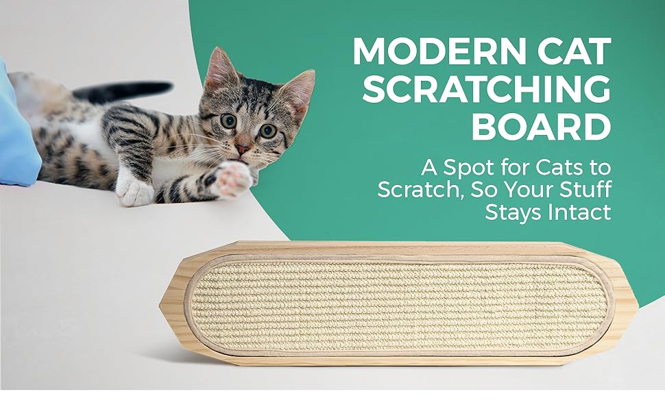 Modern Cat Scratching Post Scratching Board for Cats with Reusable