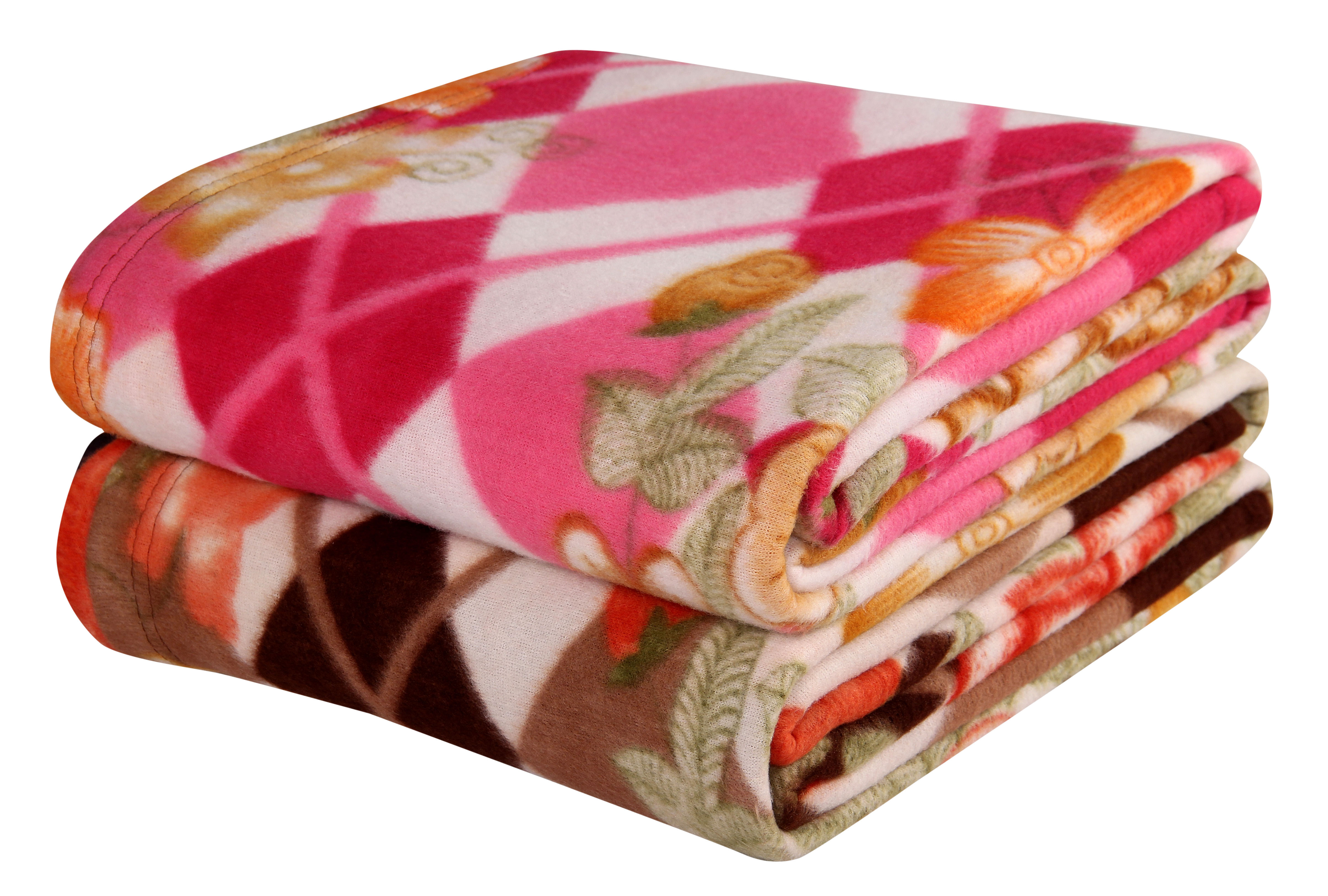 VAS Collections® All Season Multipurpose Polar Single Bed Printed Assorted Multicolor Lightweight Blanket (Set of 6, 225 X 152 CM, Fleece, Breathable)