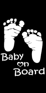 Baby on board footprint