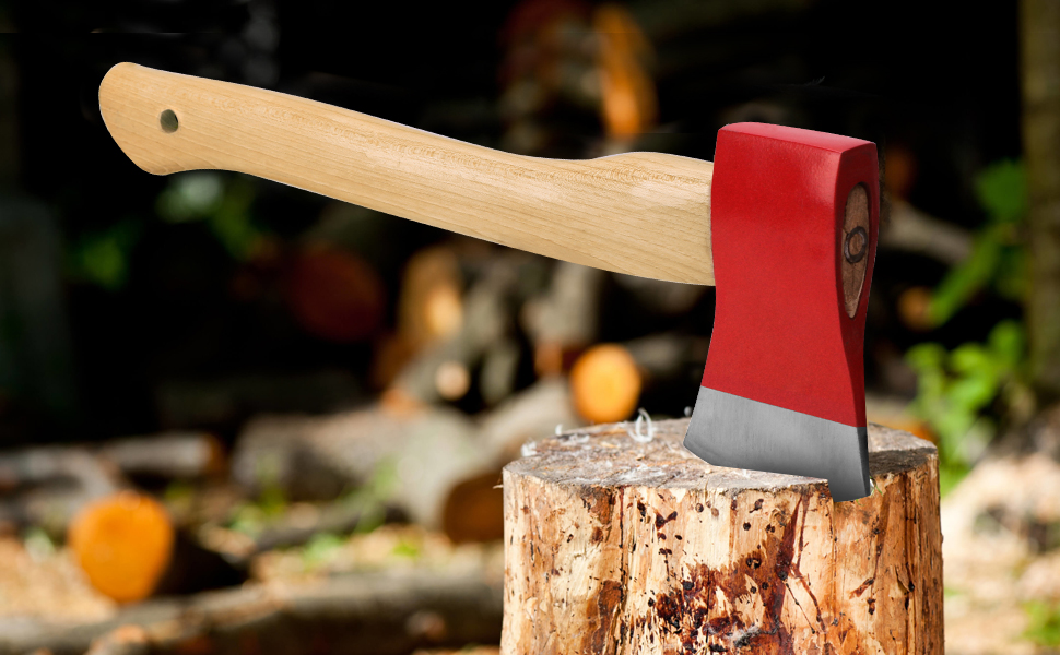 Winzwon 15Inch Chopping Axe Hatchet for Splitting and