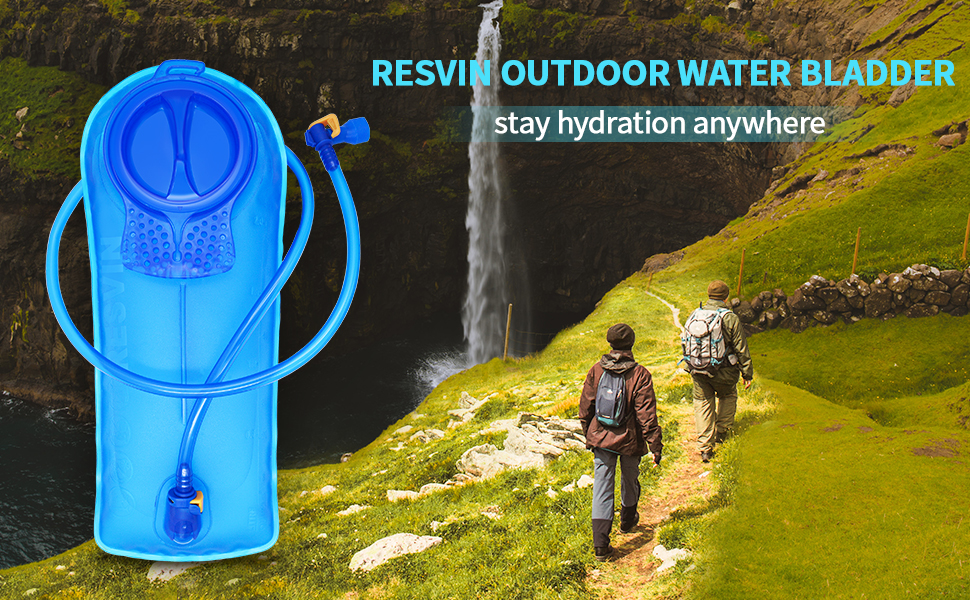 RESVIN 2 Liter Hydration Bladder, BPA Free Water Bladder