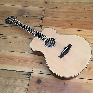 Tanglewood Discovery Exotic TW DBT FEB Acoustic Guitar, 6 Strings, Folk, Natural Open Pore Satin Finish, Ebony Back 7 SPN-UGL