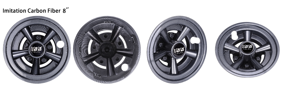 Golf Cart Wheel Covers Carbon Fiber