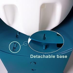 Five heights are available.