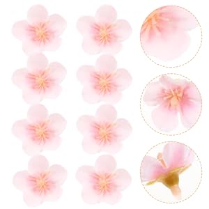 肉質画　【花】サインあり Amazon｜GOOHOCHY 1 桜の花びら リアルな花の頭 桜の頭 結婚