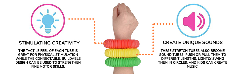 Pop Tubes 16 pack for kids