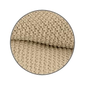 Strickdecke grau