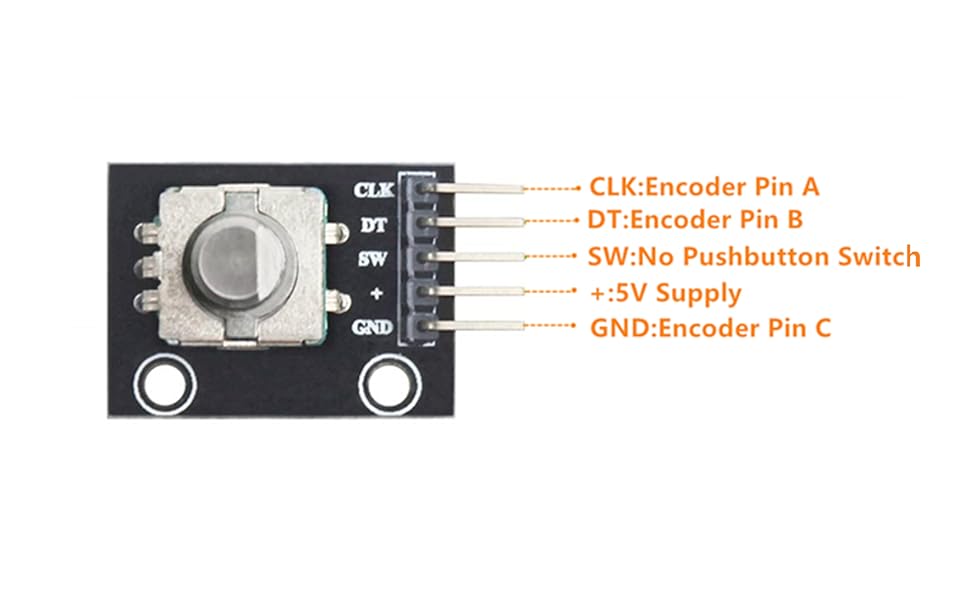 OPEN-SMART EC11 Rotary Encoder Module 360 Degree Incremental Pulse ...