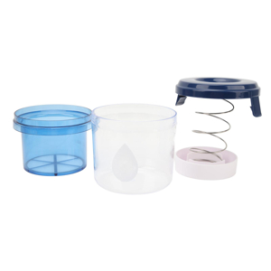 Luocute Yogurt Cheese Maker, Clear Container, Spring Loaded Pressure Plate, Stainless Steel, PP Material, Large Quantities, Reusable Thick Greek Yogurt Whey Separator for Home Kitchen 25 1