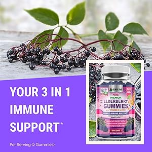 fresh healthcare elderberry gummies vitamin c zinc supplements keto pills capsules moringa immune