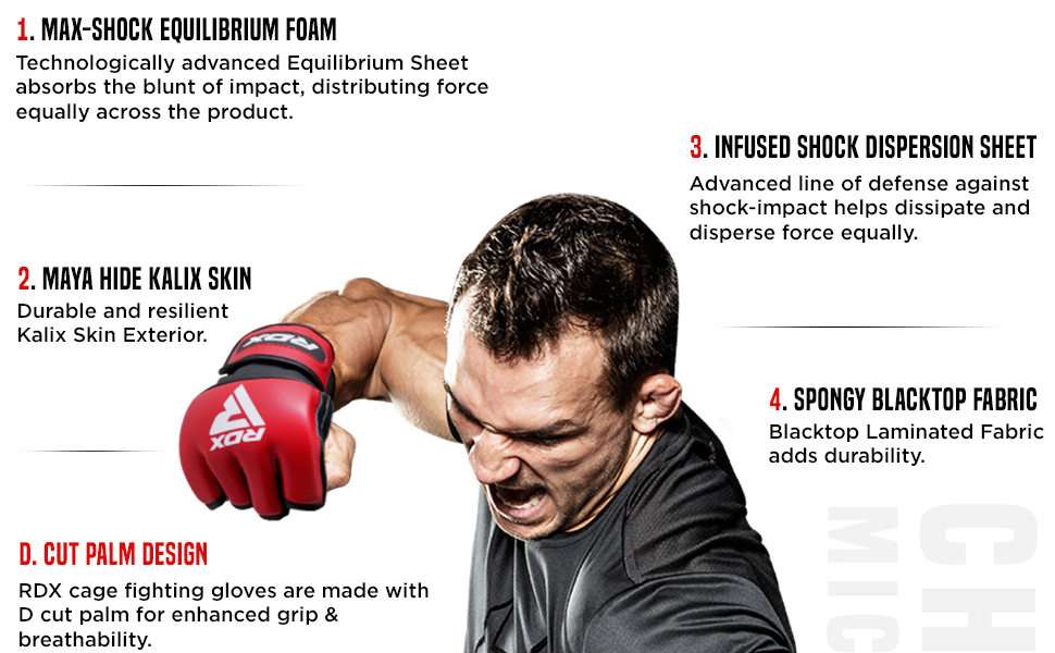 MMA Gloves for Martial Arts Grappling Training