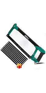 Scie à Métaux Multifonctionnelle Avec 6 Lames De Scie En Acier AIRAJ Scie à Métaux à Cadre Réglable Avec Lame Interchangeable Scie à Métaux Pour Couper Le Bois, L'acier, Les Tuyaux En PVC Et La Viande 20