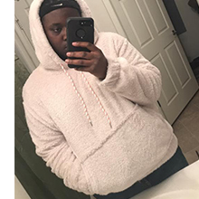 white hoodie pullover