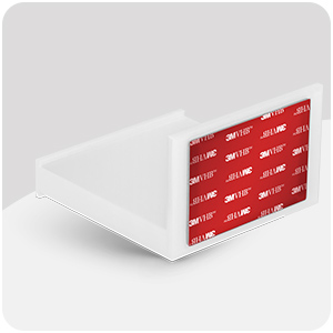 Screwless 4" Universal Shelf for Cloud Security Camera, Baby Monitor, Small Speakers, Electronic