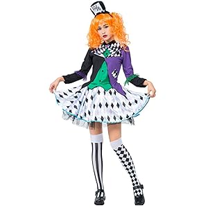 Amazon.co.jp: [monoii] マッドハッター コスプレ レディース
