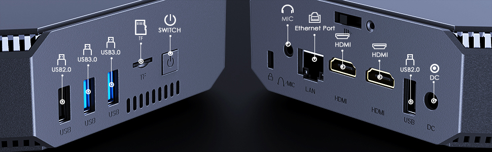 mini pc ports