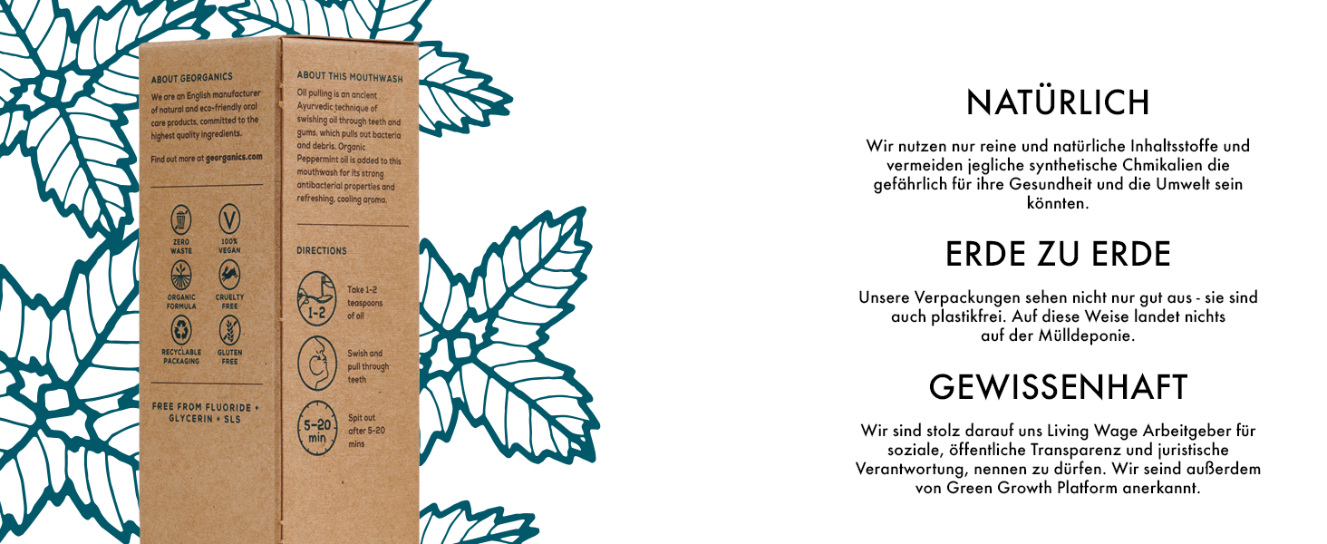 Georganics, Mundpflege, Zahnpflege, Mundpflege