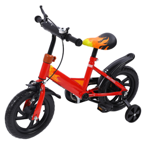 Amazon | 補助輪付き12インチ子供用自転車、高炭素鋼子供用