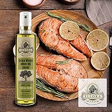 Ellora Farms Olive Oil in Glass Spray clog Free Salmon