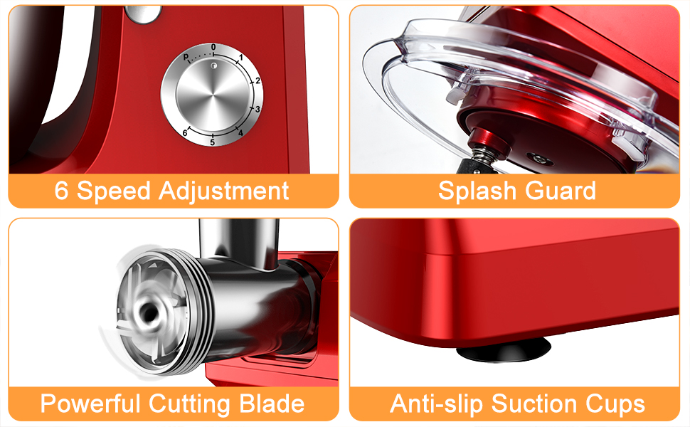 COSTWAY 3in1 Stand Mixer, 800W 6Speed TiltHead Food