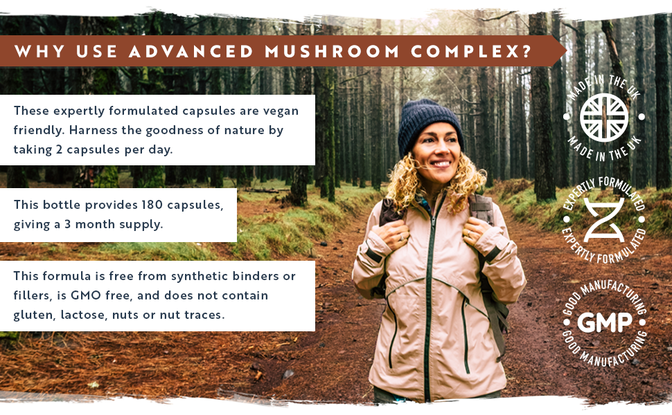 High Potency Mushroom Complex 14400mg Superblend with Lions Mane - 6 - Made In The Shade Mushroom Complex Review