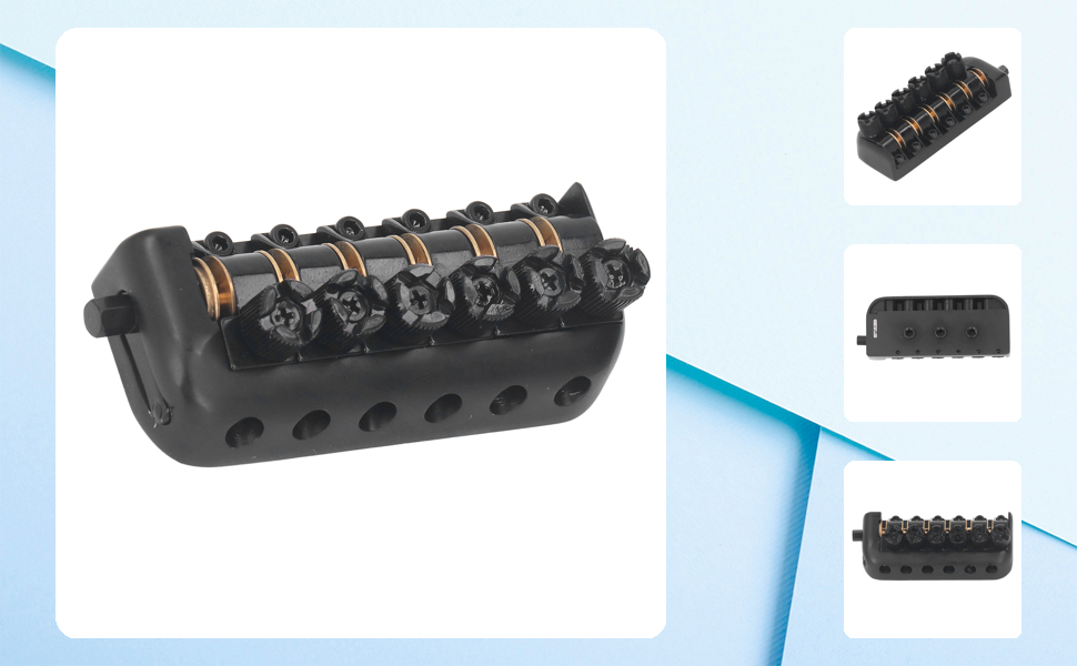 Amazon.com - LiebeWH 6 String Saddle Headless Guitar Bridge
