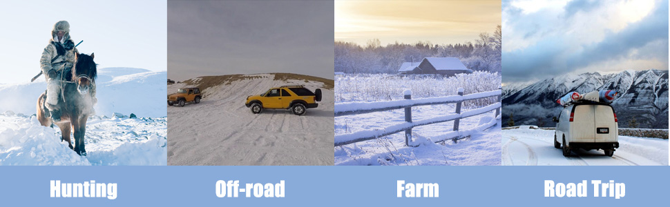 Retevis RT29 walkie talkies long range can be used in farm, road trip, hunting, off-road