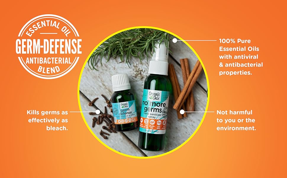 Essential Oil Germ Defense Antibacterial Blend