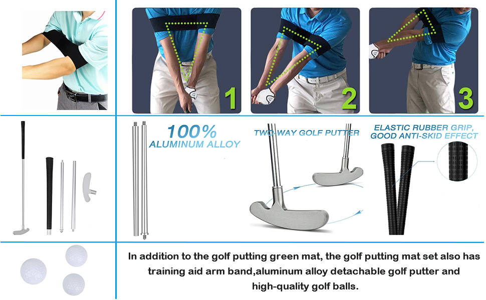  Indoor Golf Putting Practice Mat