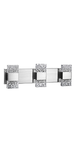 JINZO Ice Brick Vanity Light 3 Light