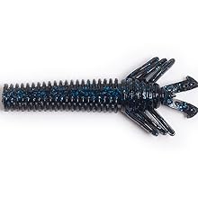  Catch Co 10,000 Fish Sukoshi Bug Soft Plastic Finesse Craw  Bait (Black & Blue Flake) : Sports & Outdoors