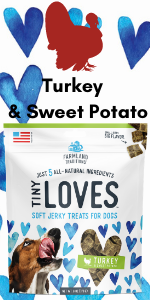 turkey and sweet potato jerky treats