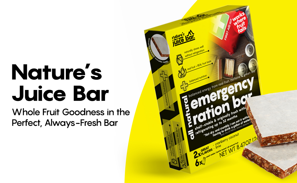 Meal replacement emergency food gluten free bars disaster preparedness meal vegan shelf life snacks