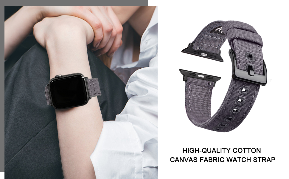 Ritche Canvas Watch Bands for Apple Watch
