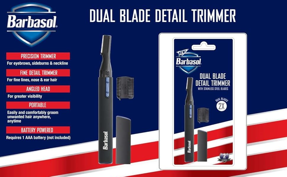 Barbasol Battery Powered Electric Dual Blade Fine Detail