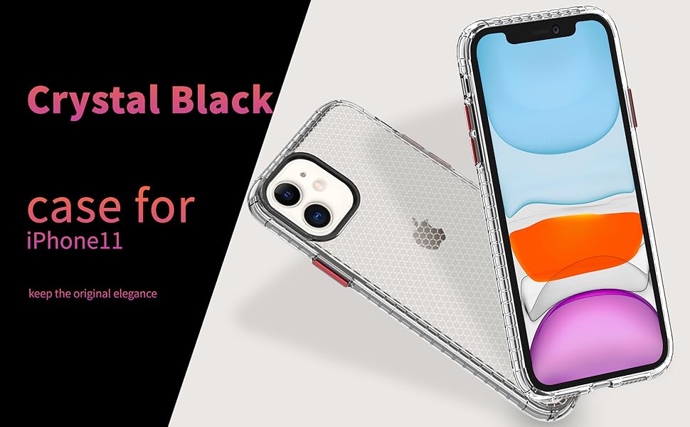 Rejazz HD Crystal Clear iPhone 11 Case Clear, [Anti