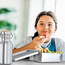 Kinder, Lunchbox, Flasche
