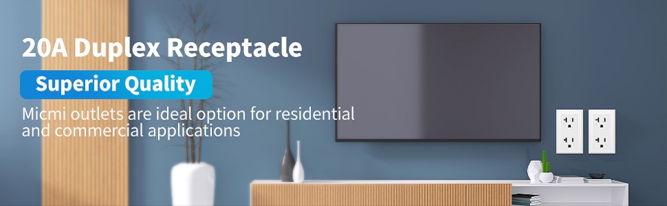 20A Duplex receptacle