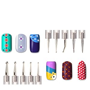 Beaute Galleria 5 pieces Nail Art Dotting Tools